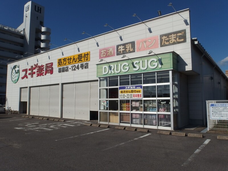 ドラックストア　スギ薬局稲熊店（ドラッグストア）まで384m