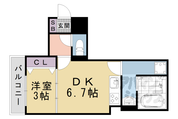 四ノ宮川原町レジデンスの間取り写真