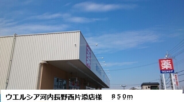 その他　ウエルシア河内長野西片添店様まで850m