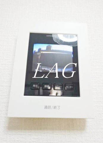 セキュリティ　モニター付きインターフォンです。