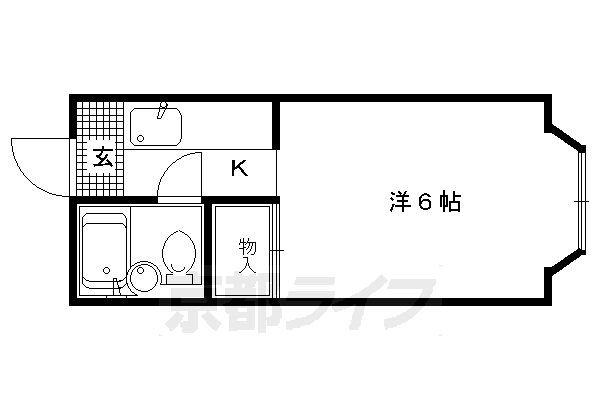 マンションなかむらの間取り写真