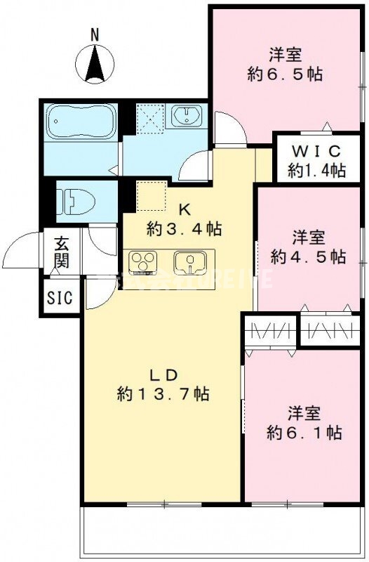 MAISON DE RAYの間取り写真