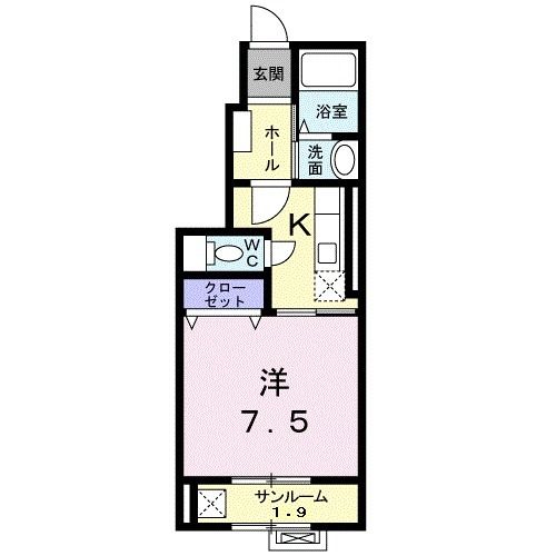ラフレシ ルの間取り写真