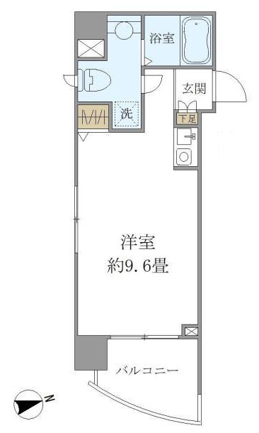 京王井の頭線 吉祥寺駅 徒歩4分 14階建 築21年の間取り写真