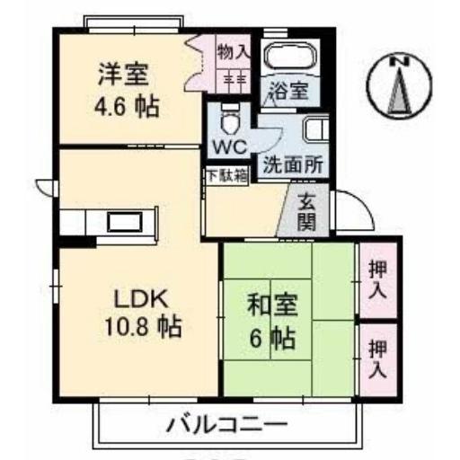 エルフォートの間取り写真