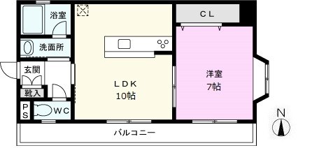 イシタカマンションの間取り写真