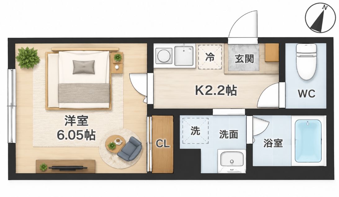 T-Plaza東池袋の間取り写真