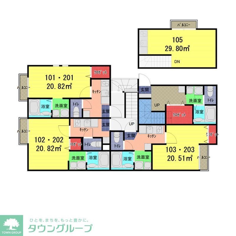 アークシティ指扇の間取り写真