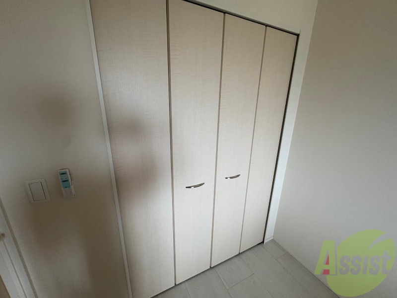 収納　ここに収納があります。収納があると部屋が広く使えます。