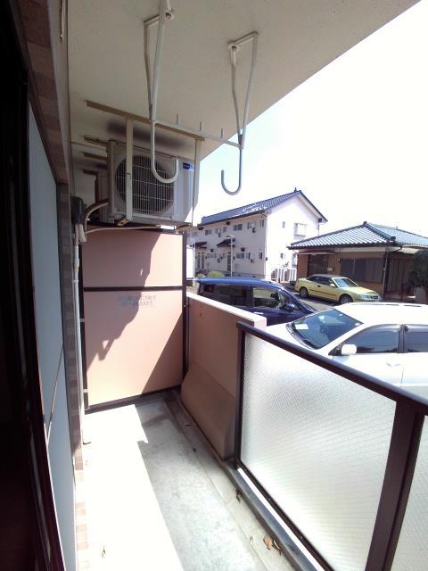 バルコニー　２Fのバルコニー写真となります。