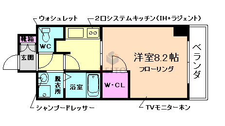 En Soleilの間取り写真