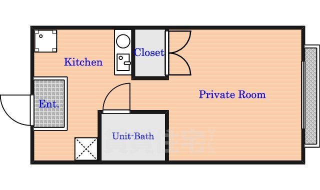 生駒市東菜畑のマンションの間取り