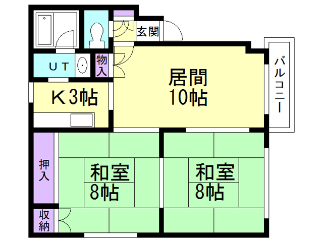 パークサイド栄Ｃの間取り