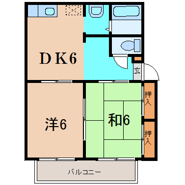 ハイツラムージュＣの間取り