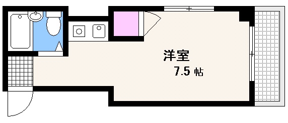 広島市西区庚午中のマンションの間取り