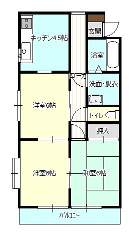 リバティ安原IIの間取り