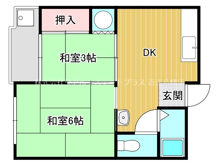 ドリームマンション　B棟の間取り