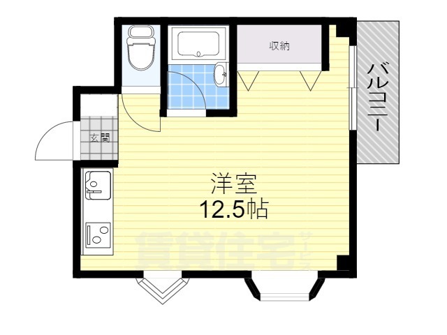 豊中市服部南町のマンションの間取り