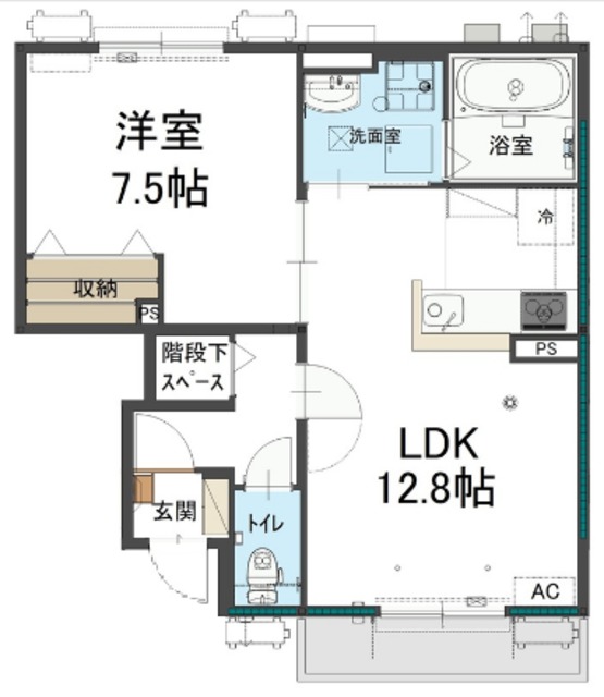 コンフォートはしばの間取り