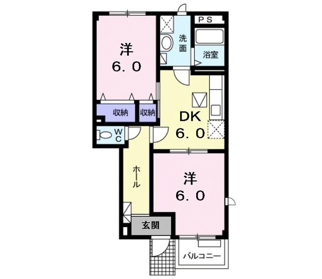 ハピアＣ棟の間取り