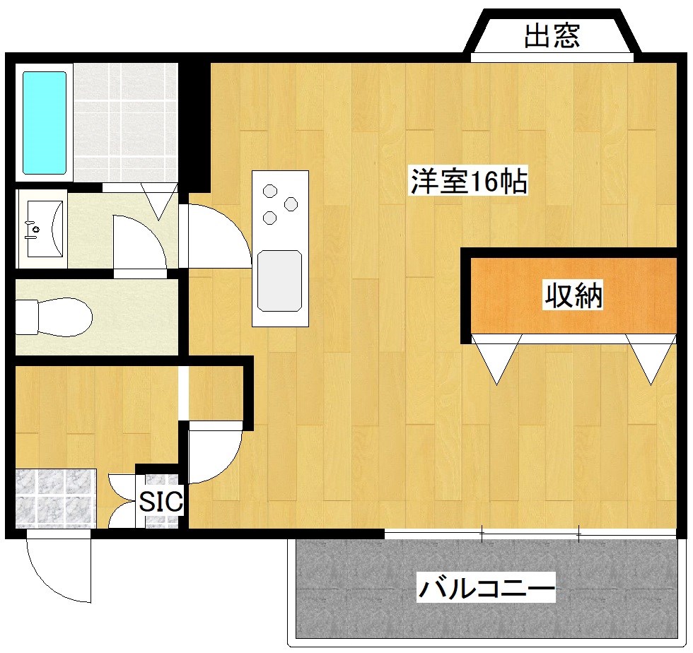 アベニュー中加賀屋の間取り