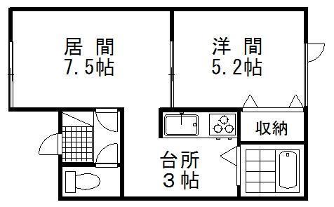 ヴォーンリッヒ鶴野の間取り