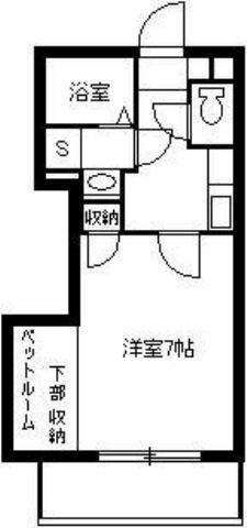 【鹿児島市唐湊のマンションの間取り】