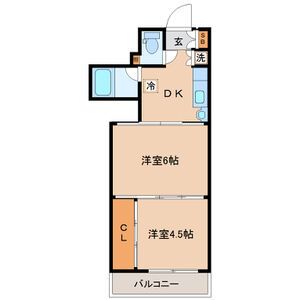 シャングリラ大和町の間取り