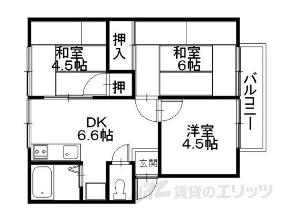 ハイツ梅田の間取り