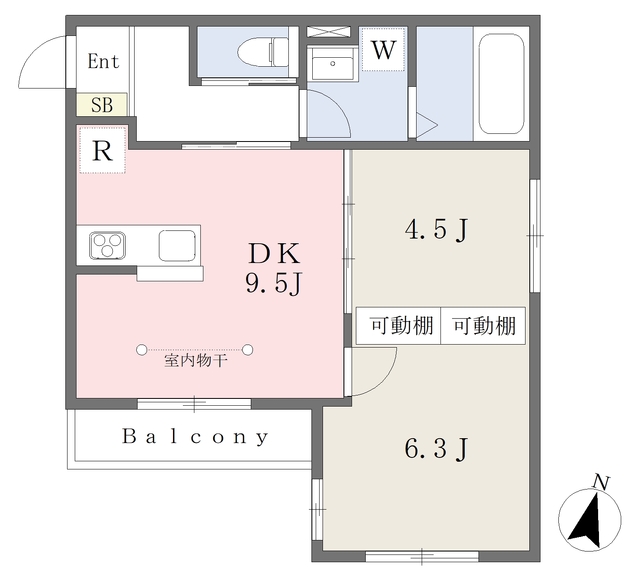 ｅｓｏｒａ桜小路の間取り