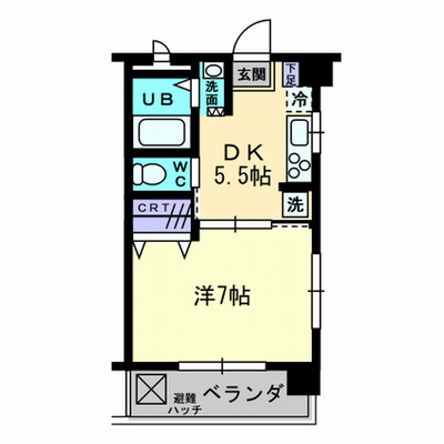 オレオール池の間取り