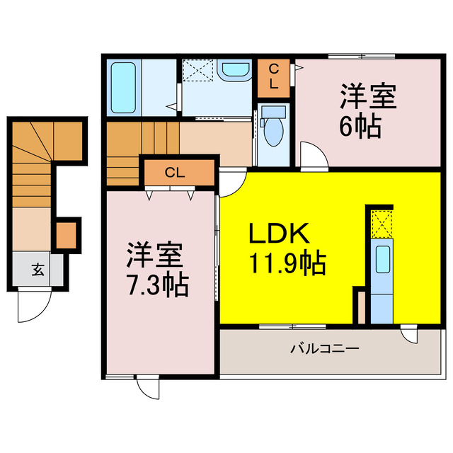 エスポワールの間取り