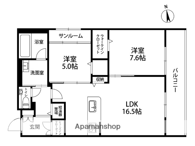 ジョルナーレ泉が丘の間取り