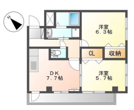 メイプルハウスの間取り