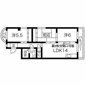 第2宝照ハイツの間取り