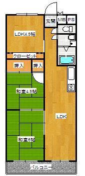 グランコート２１の間取り