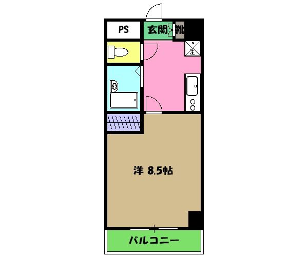 八王子市明神町のマンションの間取り