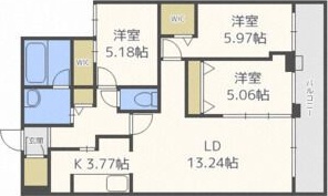 YAMAHANA-CITY.STELLAの間取り