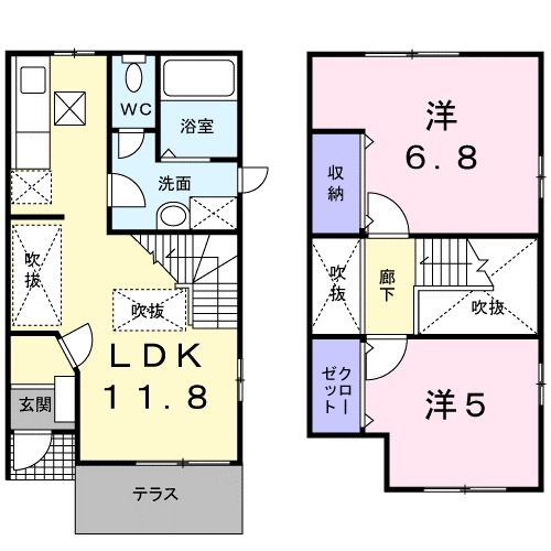 【サンリット幕山の間取り】