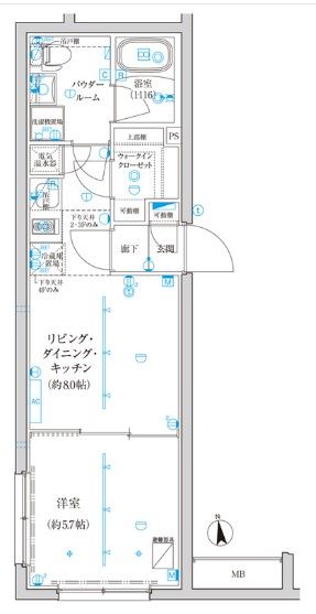 ＴＲＡＤＩＳ西池袋の間取り