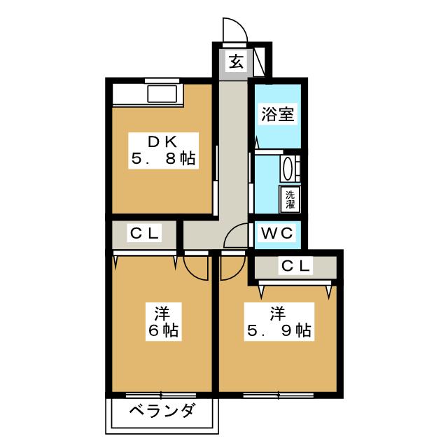 第五ダイソーハウスの間取り