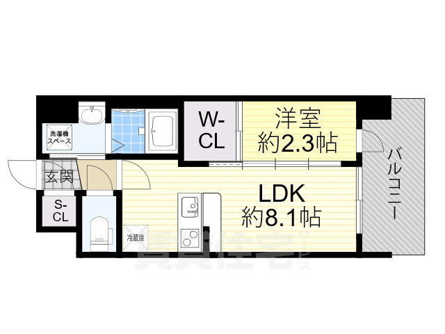 セレニテ十三ミラクの間取り