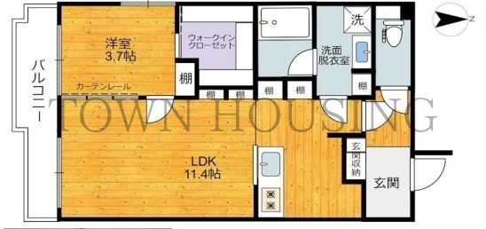 品川区西品川のマンションの間取り