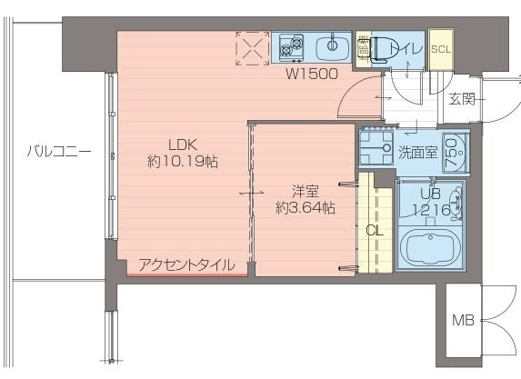 プレジオ御幣島の間取り