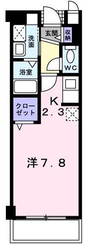 ハーヴェストヒルＡの間取り