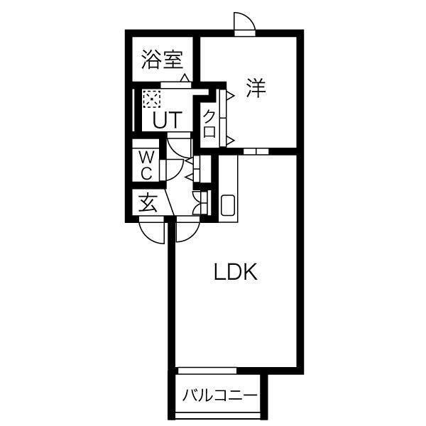 デリス・メゾン輪西IIの間取り