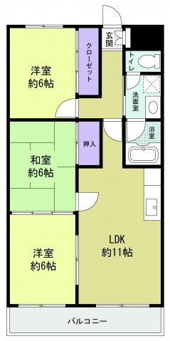 プレミールSの間取り