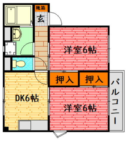 プランドールロイヤルの間取り