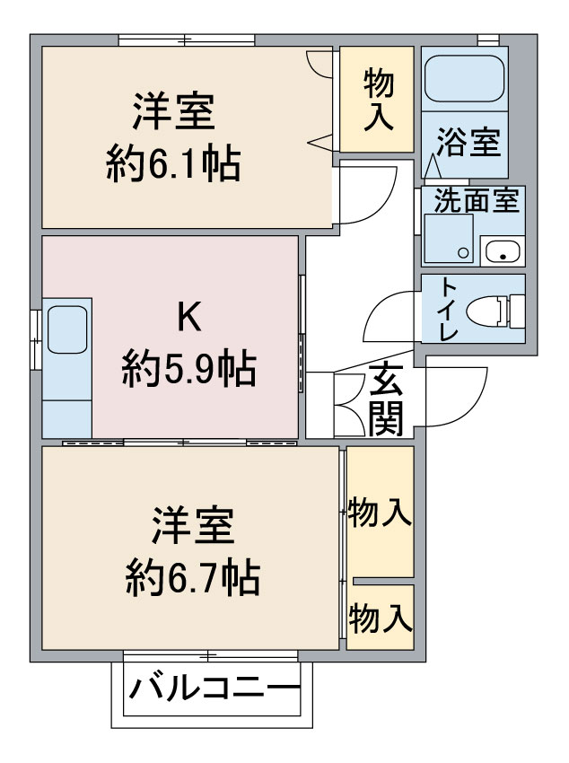 ハムレットの間取り