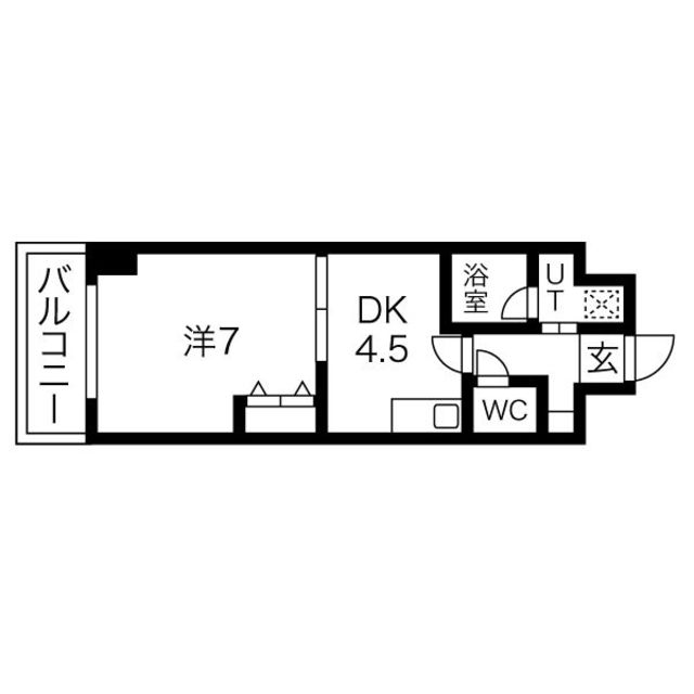 エス・キュート京都下鴨東の間取り